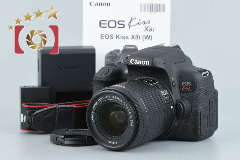 [Used] Canon EOS Kiss X8i EF-S 18-55 IS STM Lens Kit
