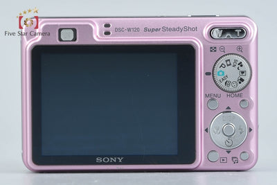 【中古】SONY ソニー Cyber-Shot DSC-W120 ピンク コンパクトデジタルカメラ