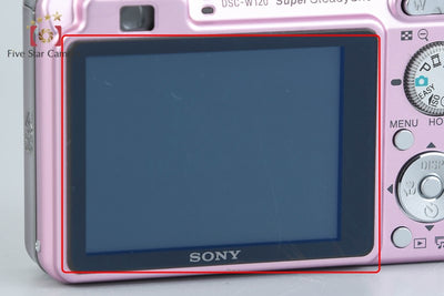 【中古】SONY ソニー Cyber-Shot DSC-W120 ピンク コンパクトデジタルカメラ