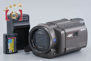 [Used] SONY Sony FDR-AXP35 Bronze Brown Digital 4K Video Camera Multilingual