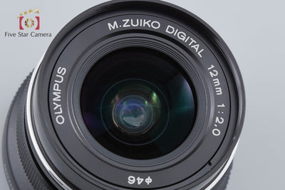 [Used] OLYMPUS M.ZUIKO DIGITAL ED 12mm f/2.0 Black