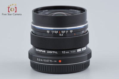 [Used] OLYMPUS M.ZUIKO DIGITAL ED 12mm f/2.0 Black
