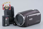 [Used] Sony Handycam HDR-CX670 Bordeaux Brown Digital Video Camera Multi-language support