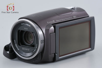[Used] Sony Handycam HDR-CX670 Bordeaux Brown Digital Video Camera Multi-language support