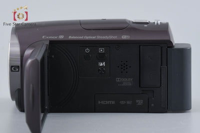 [Used] Sony Handycam HDR-CX670 Bordeaux Brown Digital Video Camera Multi-language support
