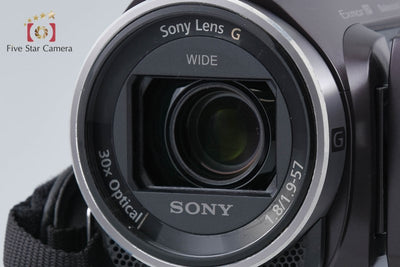 [Used] Sony Handycam HDR-CX670 Bordeaux Brown Digital Video Camera Multi-language support
