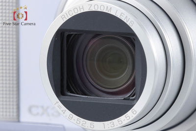 [Used] RICOH CX3 Violet Compact Digital Camera with Original Box