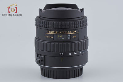 【中古】Tokina トキナー AT-X 107 DX Fisheye 10-17mm f/3.5-4.5 キヤノン用