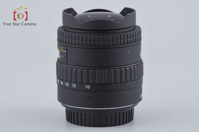 【中古】Tokina トキナー AT-X 107 DX Fisheye 10-17mm f/3.5-4.5 キヤノン用