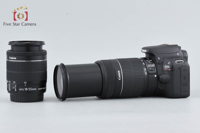 [Used] Canon EOS Kiss X7 Double Zoom Kit Black - Low Shutter Count