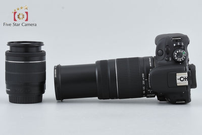 [Used] Canon EOS Kiss X7 Double Zoom Kit Black - Low Shutter Count