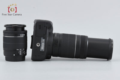 [Used] Canon EOS Kiss X7 Double Zoom Kit Black - Low Shutter Count