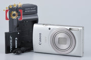 【中古】Canon キヤノン IXY 180 シルバー コンパクトデジタルカメラ