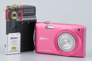 Used: Nikon COOLPIX S3300 Strawberry Pink Compact Digital Camera