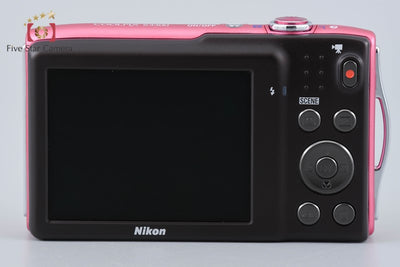 Used: Nikon COOLPIX S3300 Strawberry Pink Compact Digital Camera
