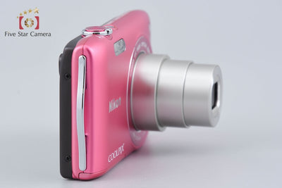 Used: Nikon COOLPIX S3300 Strawberry Pink Compact Digital Camera