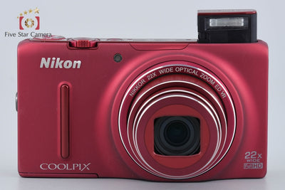 【中古】Nikon ニコン COOLPIX S9500 ヴェルヴェットレッド コンパクトデジタルカメラ