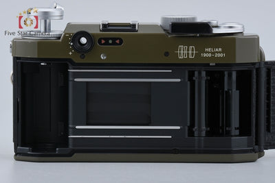 Used Voigtlander BESSA-T 101st Anniversary HELIAR Model Olive, Overhauled March 2026
