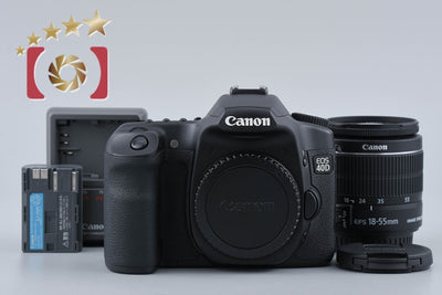 [Used] Canon EOS 40D + EF-S 18-55mm f/3.5-5.6 IS II