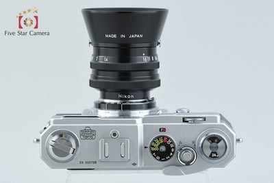 Used: Nikon S3 Limited Edition Silver + NIKKOR-S 50mm f/1.4 Olympic Nikkor Reissue