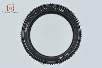 [Used] Nikon Nikkor AI-S 85mm f/1.4
