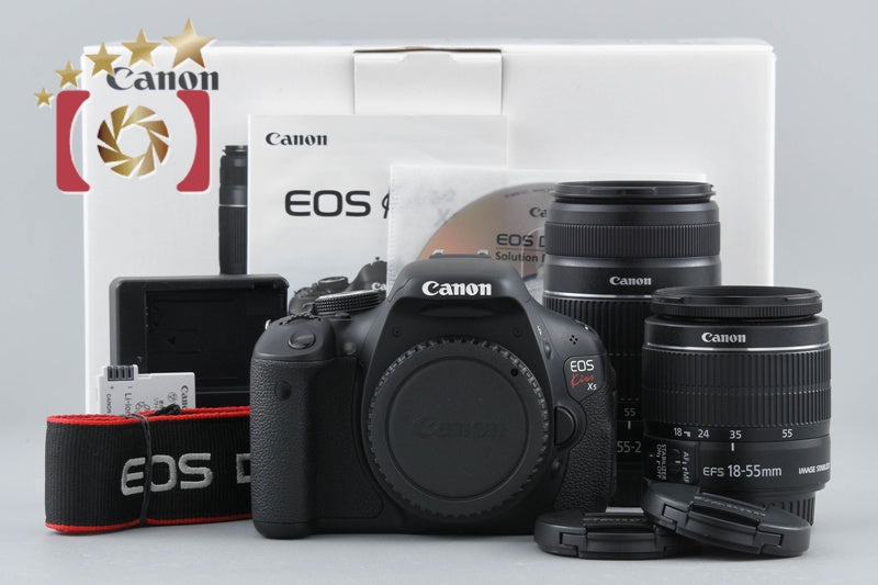 [Used] Canon EOS Kiss X5 Double Zoom Lens Kit - Low Shutter Count, With Original Box