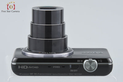 【中古】SONY ソニー Cyber-shot DSC-WX100 ブラック コンパクトデジタルカメラ 多言語対応