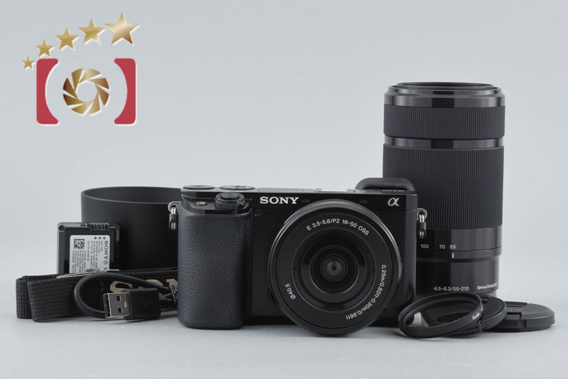 Used: SONY Sony α6100 ILCE-6100 Double Zoom Lens Kit Black