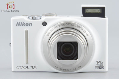 [Used] Nikon COOLPIX S8200 Natural White Compact Digital Camera
