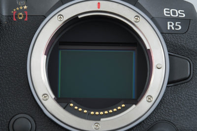 【中古】Canon キヤノン EOS R5 ミラーレス一眼カメラ シャッター回数僅少 元箱付き
