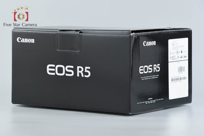 【中古】Canon キヤノン EOS R5 ミラーレス一眼カメラ シャッター回数僅少 元箱付き