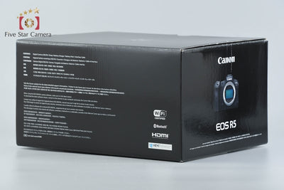 【中古】Canon キヤノン EOS R5 ミラーレス一眼カメラ シャッター回数僅少 元箱付き