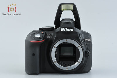 中古】Nikon ニコン D5300 AF-P ダブルズームキット ブラック 元箱付き 