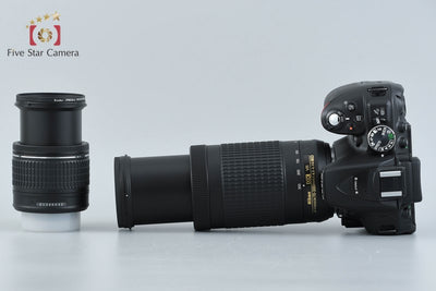 [Used] Nikon D5300 AF-P Double Zoom Kit Black with Original Box
