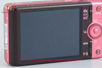[Used] Sony Cyber-shot DSC-WX100 Pink Compact Digital Camera Multi-Language Support