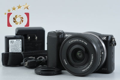 【中古】SONY ソニー α5000 ILCE-5000 パワーズームレンズキット ブラック 多言語対応
