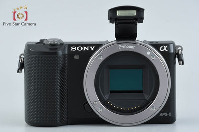 【中古】SONY ソニー α5000 ILCE-5000 パワーズームレンズキット ブラック 多言語対応