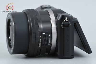 【中古】SONY ソニー α5000 ILCE-5000 パワーズームレンズキット ブラック 多言語対応