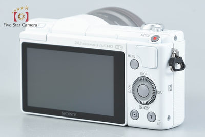 [Used] Sony α5100 ILCE-5100 Double Zoom Lens Kit White, Low Shutter Count, Multi-language Support