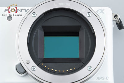 [Used] Sony α5100 ILCE-5100 Double Zoom Lens Kit White, Low Shutter Count, Multi-language Support