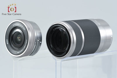 [Used] Sony α5100 ILCE-5100 Double Zoom Lens Kit White, Low Shutter Count, Multi-language Support