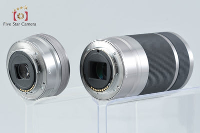 [Used] Sony α5100 ILCE-5100 Double Zoom Lens Kit White, Low Shutter Count, Multi-language Support
