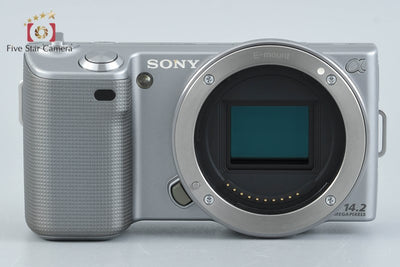 [Used] SONY α NEX-5 Double Lens Kit Silver with Original Box