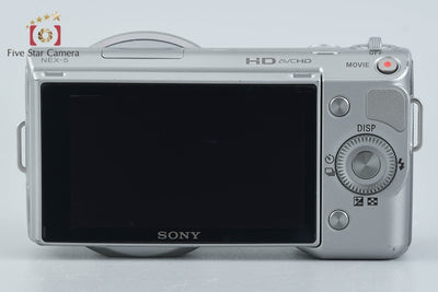 [Used] SONY α NEX-5 Double Lens Kit Silver with Original Box