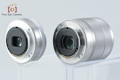 [Used] SONY α NEX-5 Double Lens Kit Silver with Original Box