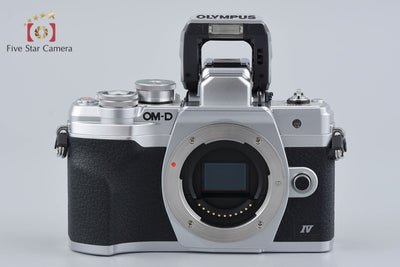 [Used] Olympus OM-D E-M10 Mark IV Silver Mirrorless Interchangeable Lens Camera, Low Shutter Count