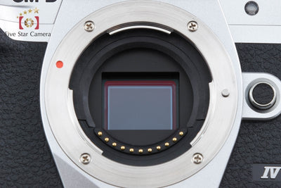 [Used] Olympus OM-D E-M10 Mark IV Silver Mirrorless Interchangeable Lens Camera, Low Shutter Count