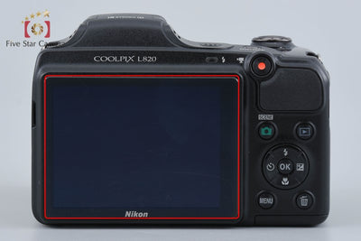 【Used】Nikon COOLPIX L820 Black Compact Digital Camera