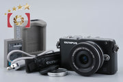 【中古】OLYMPUS オリンパス PEN Lite E-PL3 ブラック + M.ZUIKO DIGITAL ED 14-42mm f/3.5-5.6 EZ シャッター回数僅少