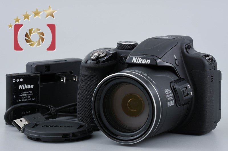 【中古】Nikon ニコン COOLPIX P600 ブラック コンパクトデジタルカメラ